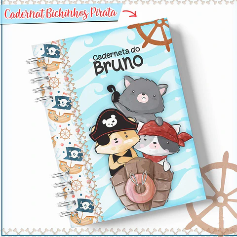 Arquivo Digital Caderneta Bichinhos Piratas