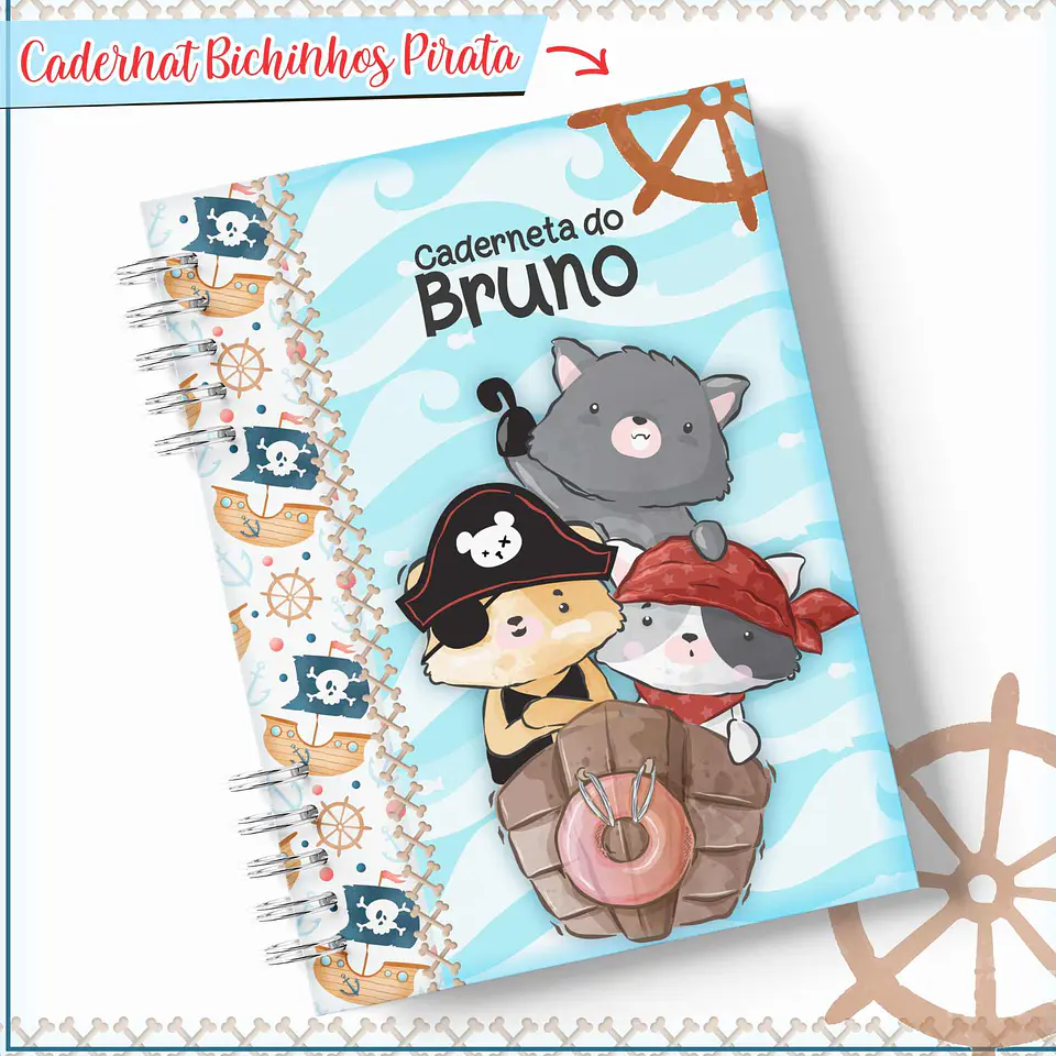 Arquivo Digital Caderneta Bichinhos Piratas 1