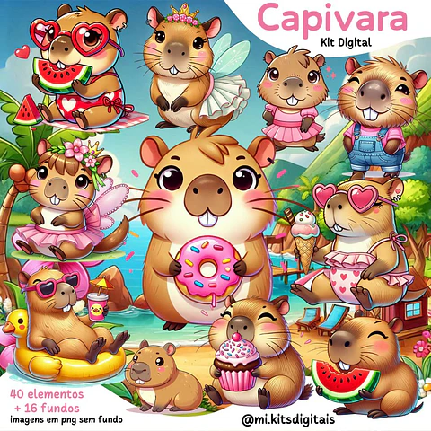 Arquivo Digital Kit Digital Capivara