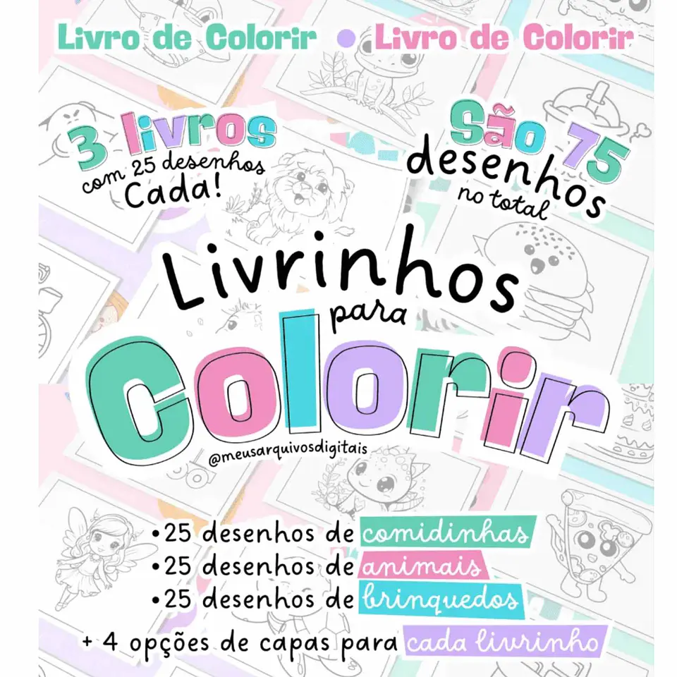 Arquivo Digital Livros de Colorir 1