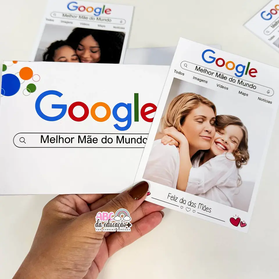 Arquivo de Corte Dia das Mães Cartão Mamãe Google 4