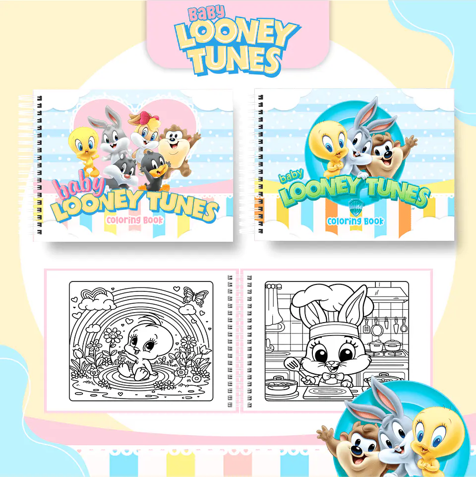 Arquivo Digital Livro de Colorir Looney Tunes Baby 1