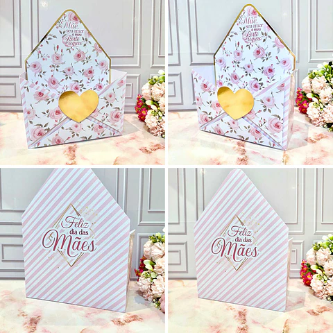 Arquivo de Corte Caixa Envelope Grande Dia das Mães