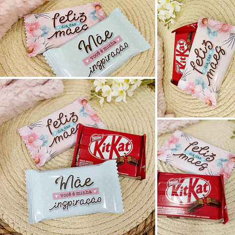 Arquivo de Corte Kit Kat Dia das Mães