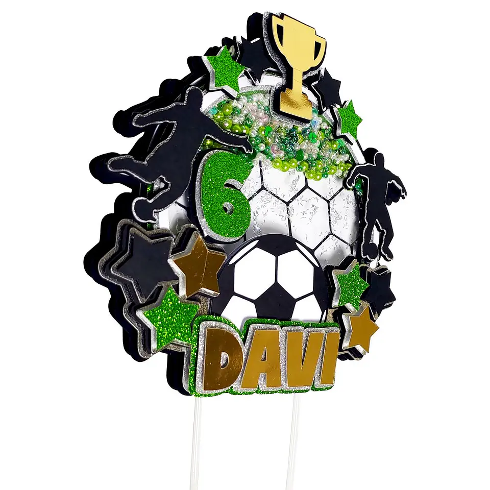 Arquivo de Corte Topo de Bolo Futebol 1