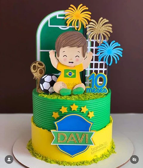 Arquivo de Corte Topo de Bolo Copa Baby