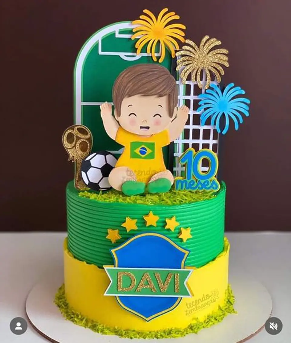 Arquivo de Corte Topo de Bolo Copa Baby 1