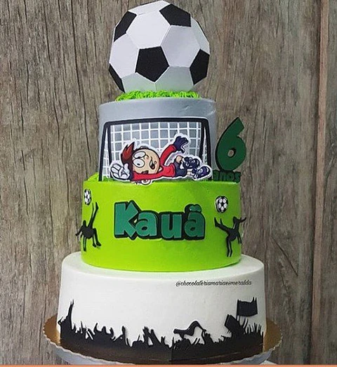 Arquivo de Corte Topo de Bolo Futebol