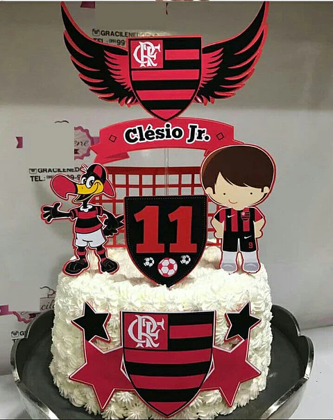 Arquivo de Corte Topo de Bolo Flamengo