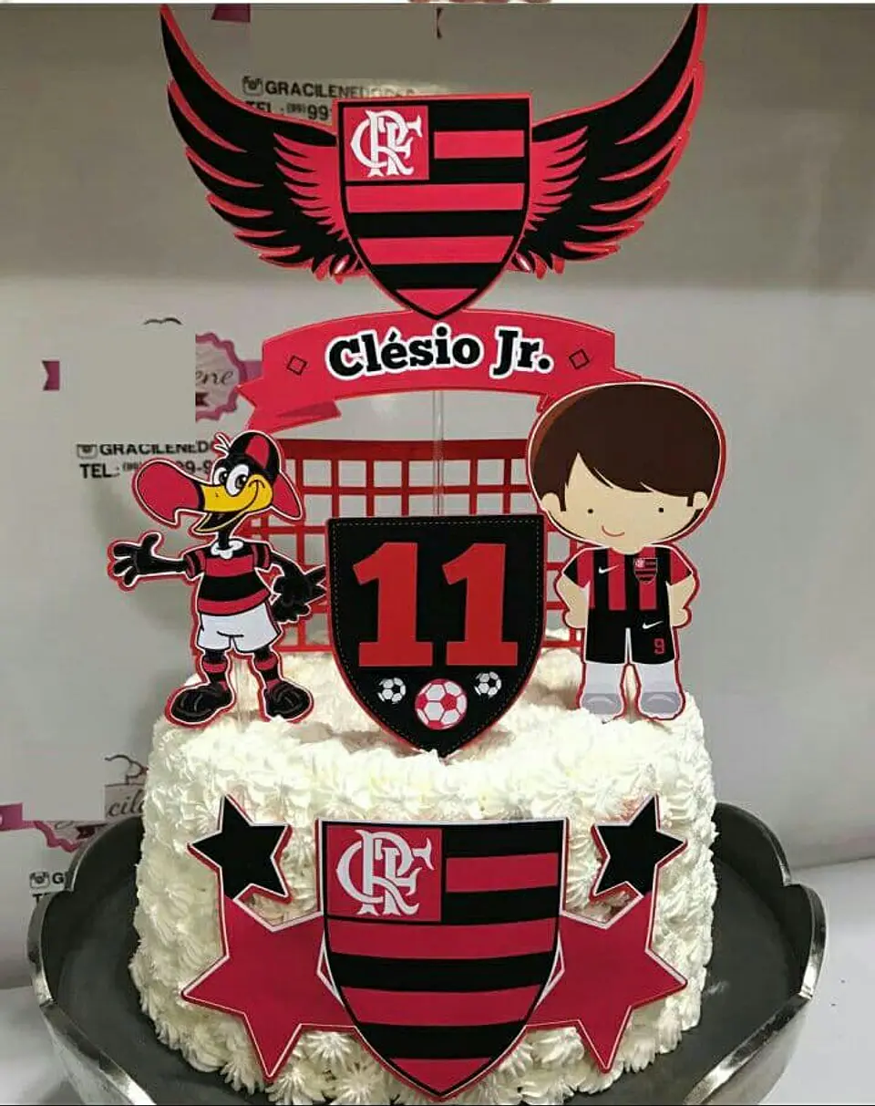 Arquivo de Corte Topo de Bolo Flamengo 1