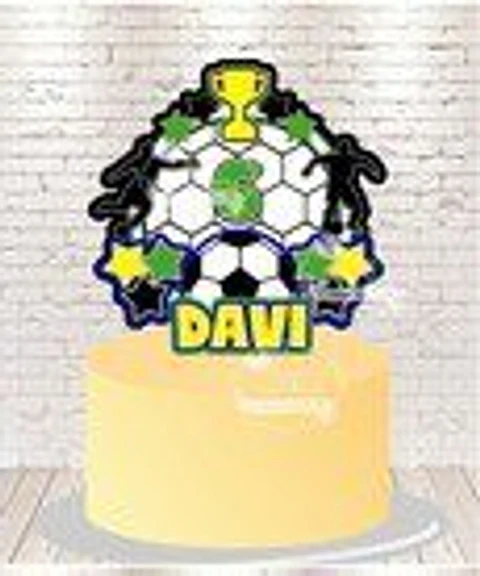 Arquivo de Corte Topo de Bolo Futebol