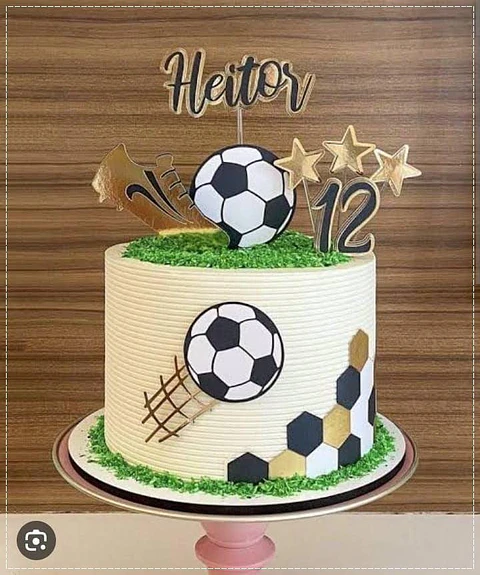 Arquivo de Corte Topo de Bolo Futebol