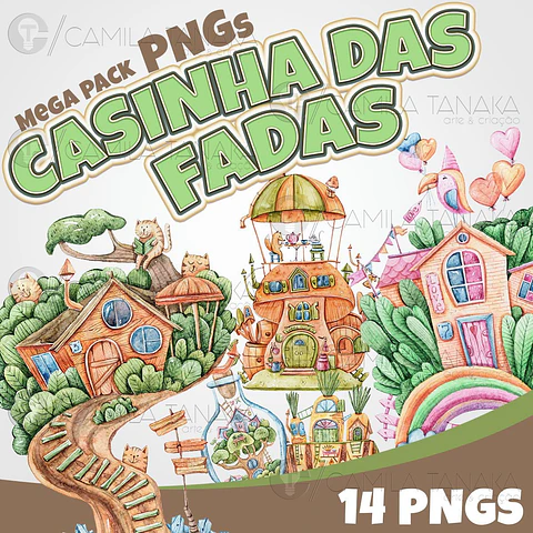 Kit Digital Casinhas das Fadas