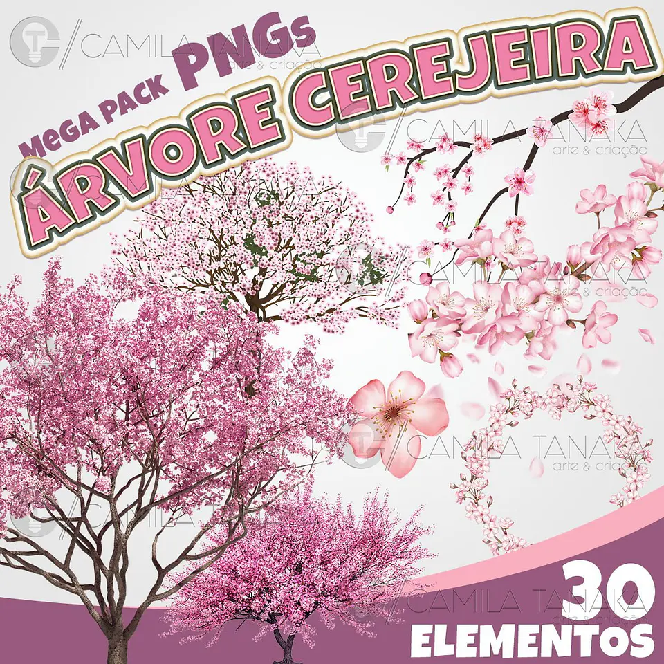 Kit Digital Árvore Cerejeira 1
