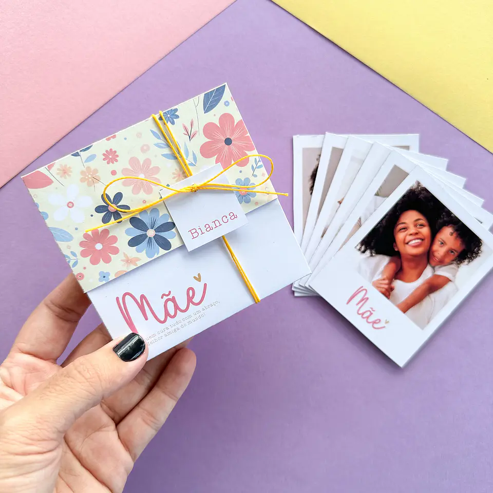 Arquivo de Corte Dia das Mães Caixinha de Foto Polaroid 2