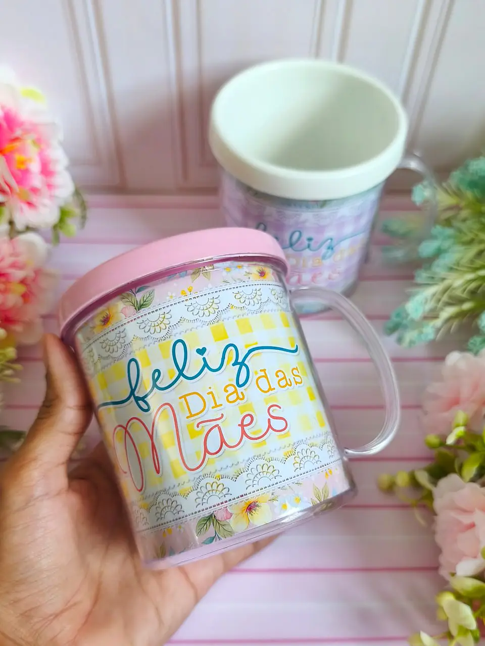 Arquivo de Corte Dia das Mães Caneca de Acrilico + Caixa 6
