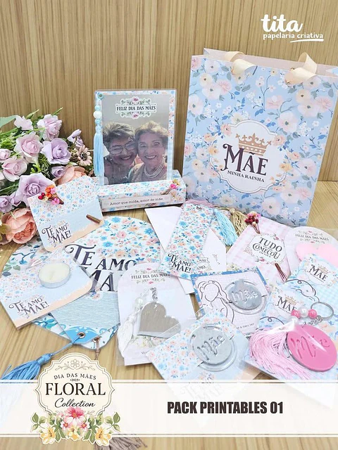 Arquivo de Corte Mães 2025 - Pack Printable 01
