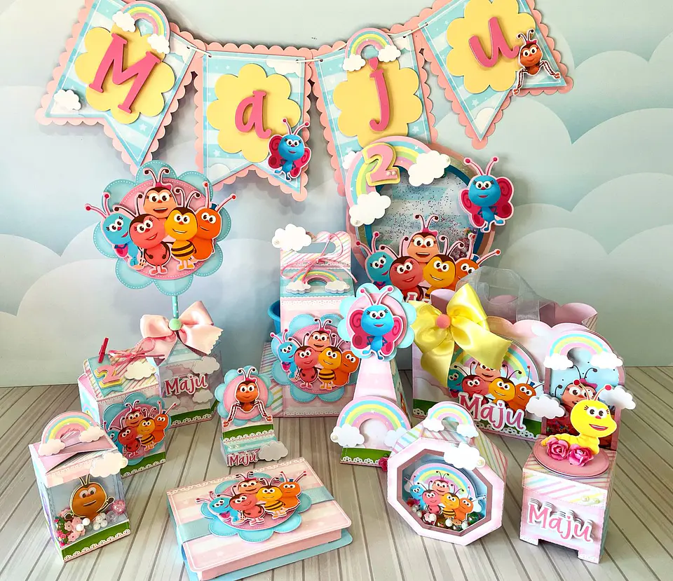 Arquivo de Corte Kit Festa Bichikids 1