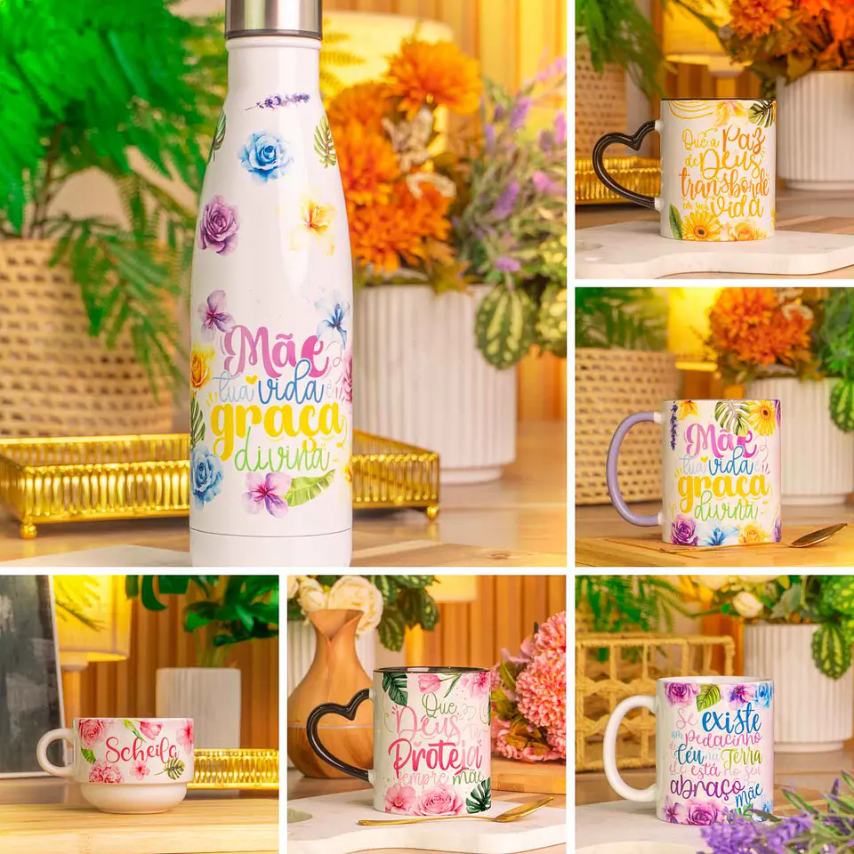 Sublimação Arquivo Canecas Dia das Mães 1