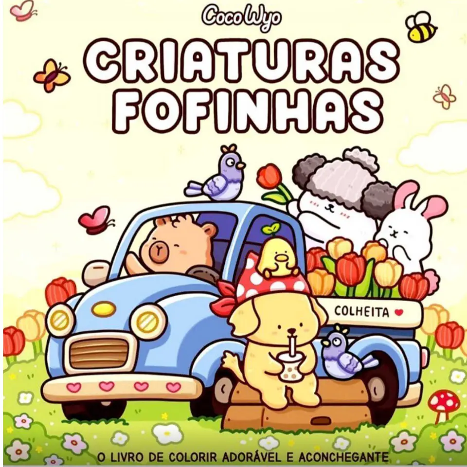 Arquivo Digital Livro de Colorir Criaturas Fofinhas 1