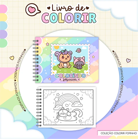 Arquivo Digital Livro de Colorir Fofinho