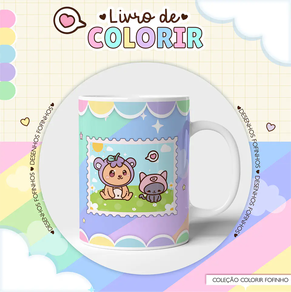 Arquivo Digital Livro de Colorir Fofinho 8