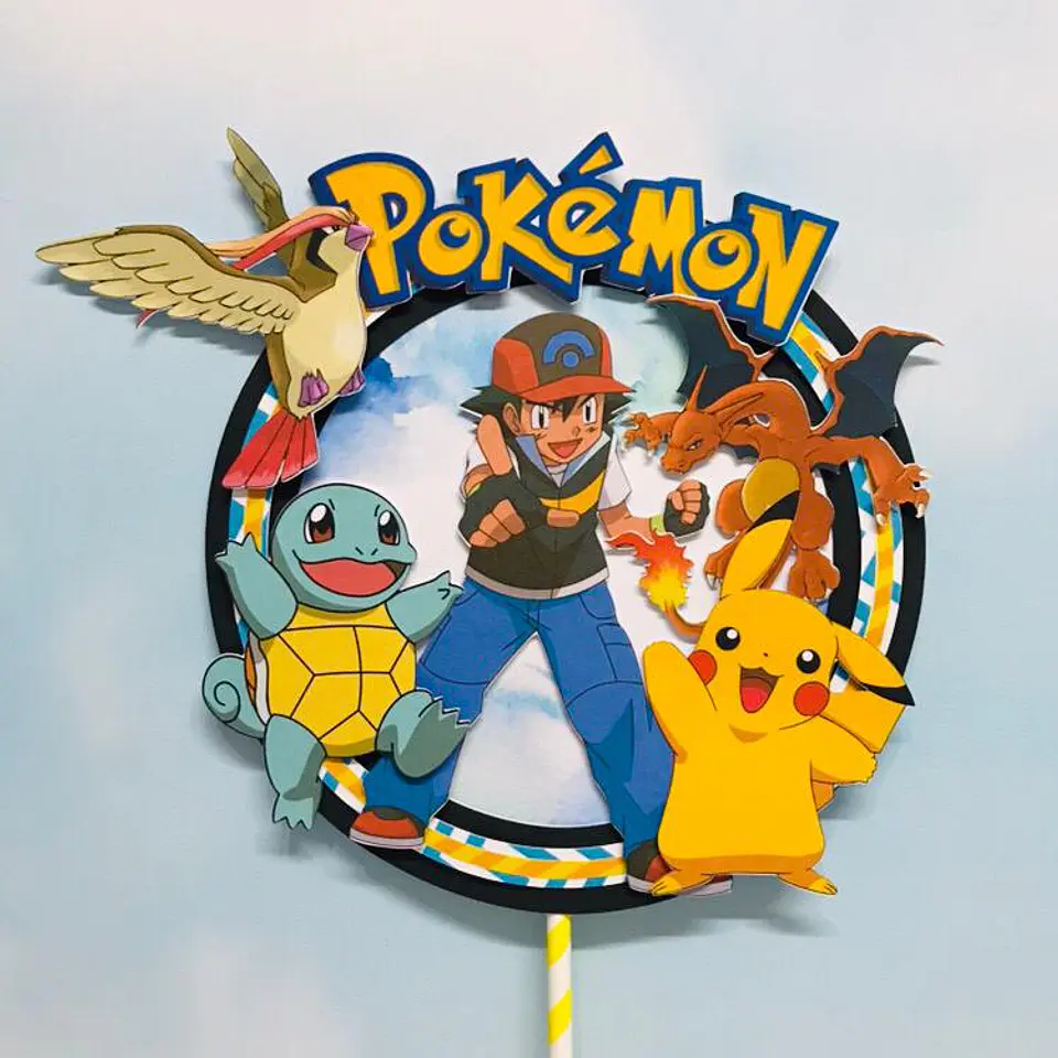 Arquivo de Corte Kit Festa Pokemon 2