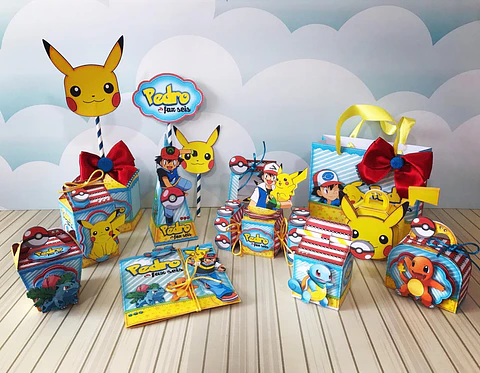 Arquivo de Corte Kit Festa Pokemon
