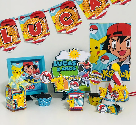 Arquivo de Corte Kit Festa Pokemon