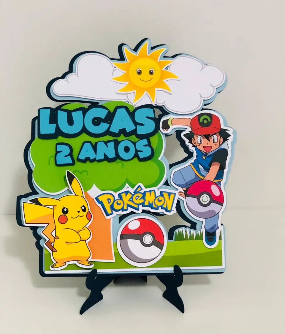 Arquivo de Corte Kit Festa Pokemon 2