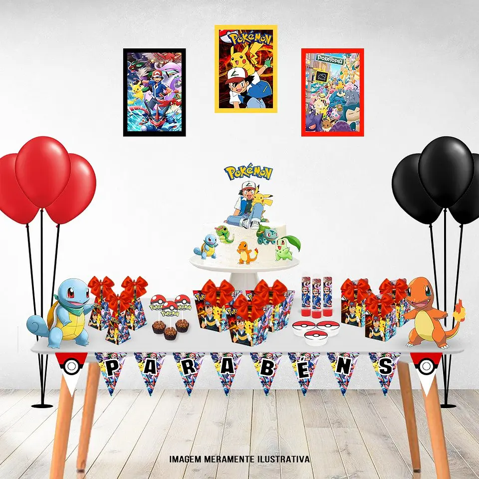 Arquivo de Corte Kit Festa Pokemon 1