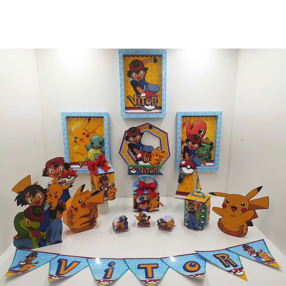 Arquivo de Corte Kit Festa Pokemon 1