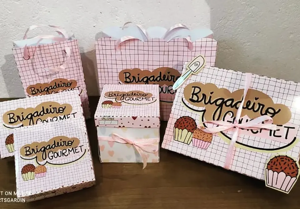 Arquivo de Corte Caixas Brigadeiro 5