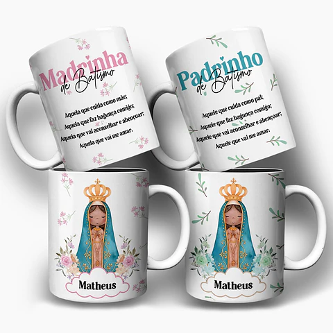 Arquivo Digital Caneca Dindo Nossa Senhora Aparecida