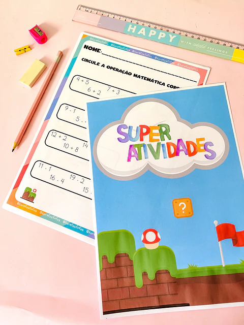 Arquivo de Corte Atividades Pedagógicas Super Atividades