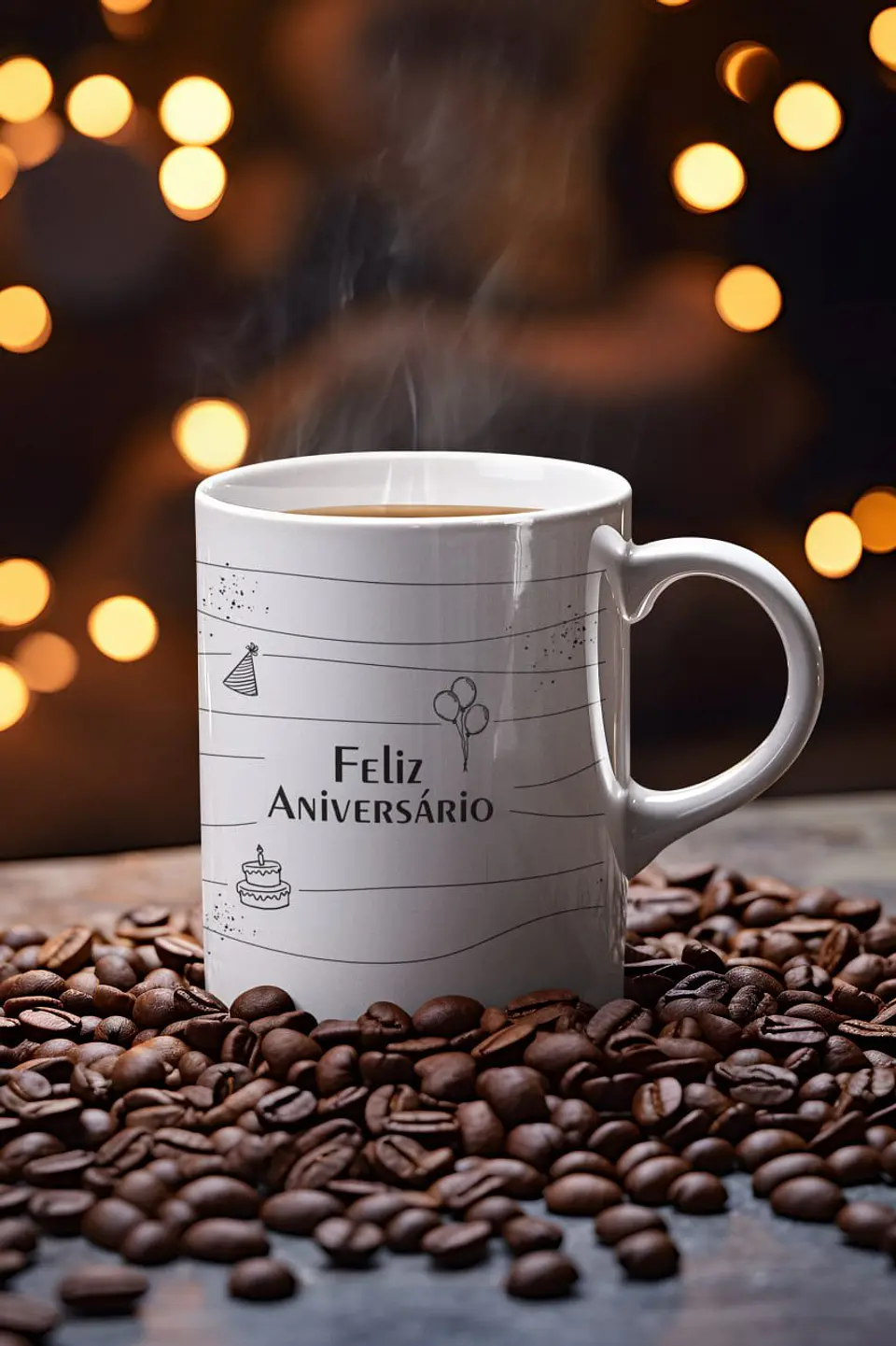 Arquivo Digital Canecas Aniversário Minimalista 4