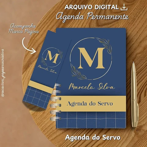 Arquivo Digital Agenda do Ancião Alfabeto Azul
