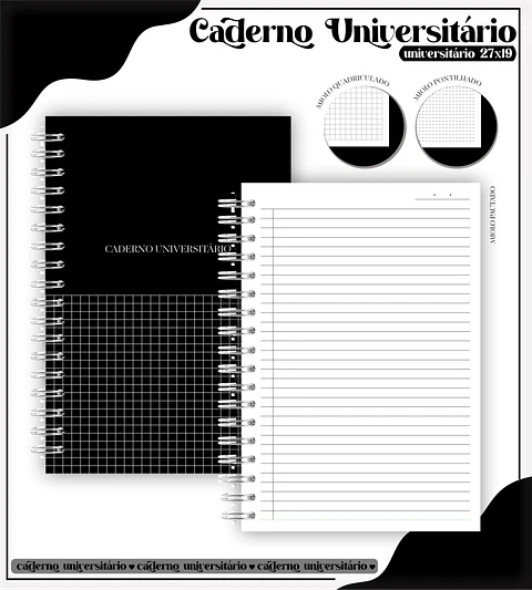 Arquivo Digital Combo Caderno Universitário
