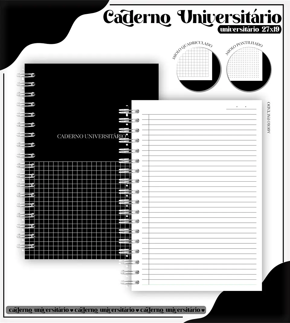 Arquivo Digital Combo Caderno Universitário 1