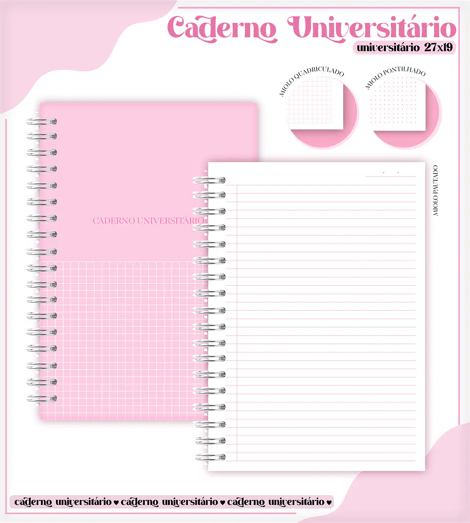 Arquivo Digital Combo Caderno Universitário 3