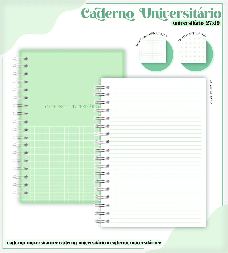 Arquivo Digital Combo Caderno Universitário 6