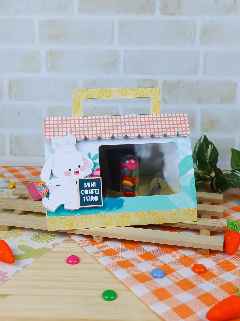Arquivo de Corte Maletinha Kit Confeiteiro Páscoa 3