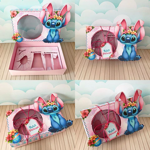 Arquivo de Corte Mini Confeiteiro Stitch Páscoa