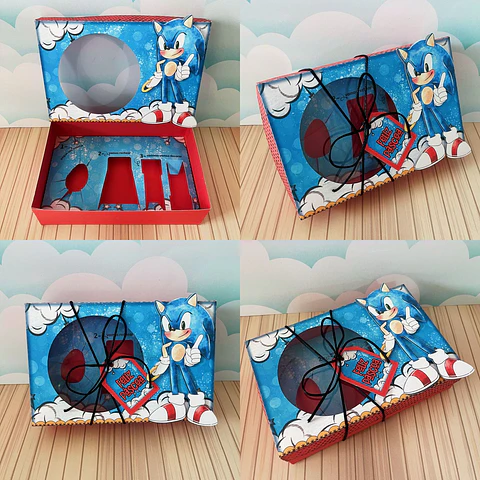 Arquivo de Corte Mini Confeiteiro Sonic Páscoa
