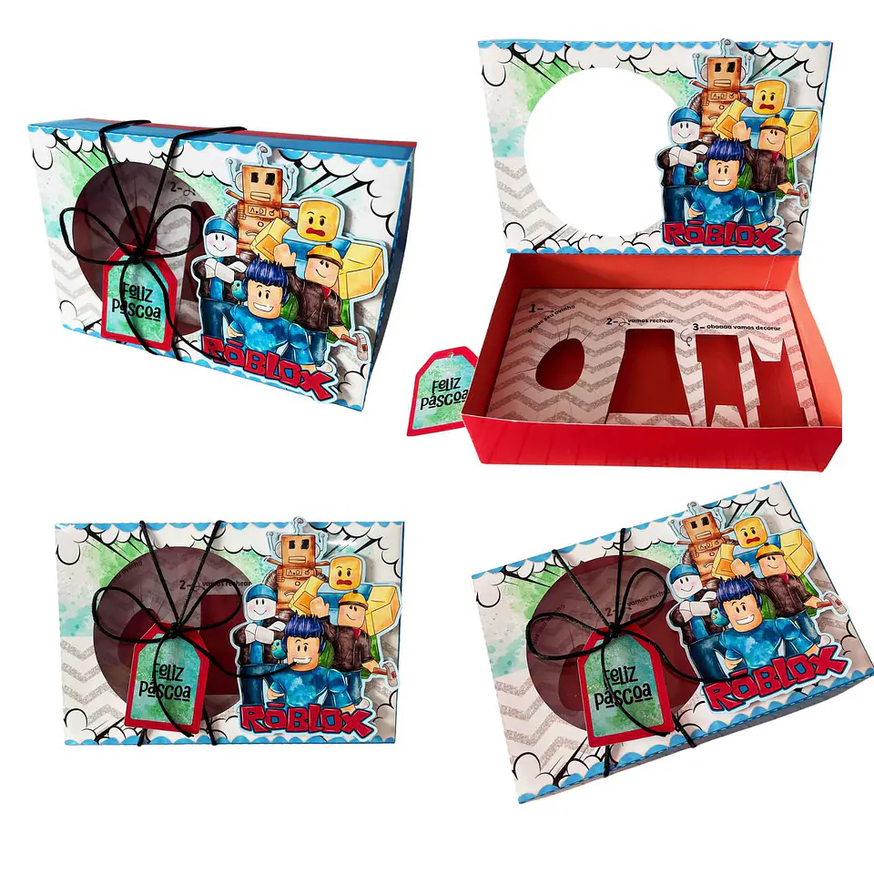 Arquivo de Corte Mini Confeiteiro Roblox Páscoa 1