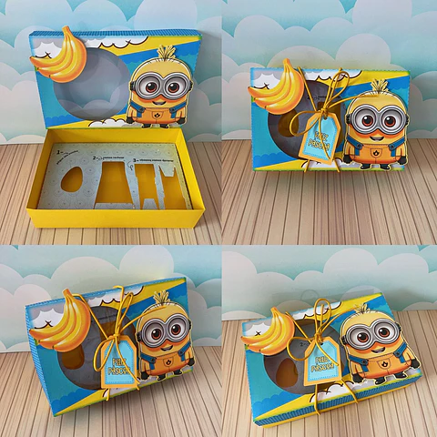 Arquivo de Corte Mini Confeiteiro Minions Páscoa