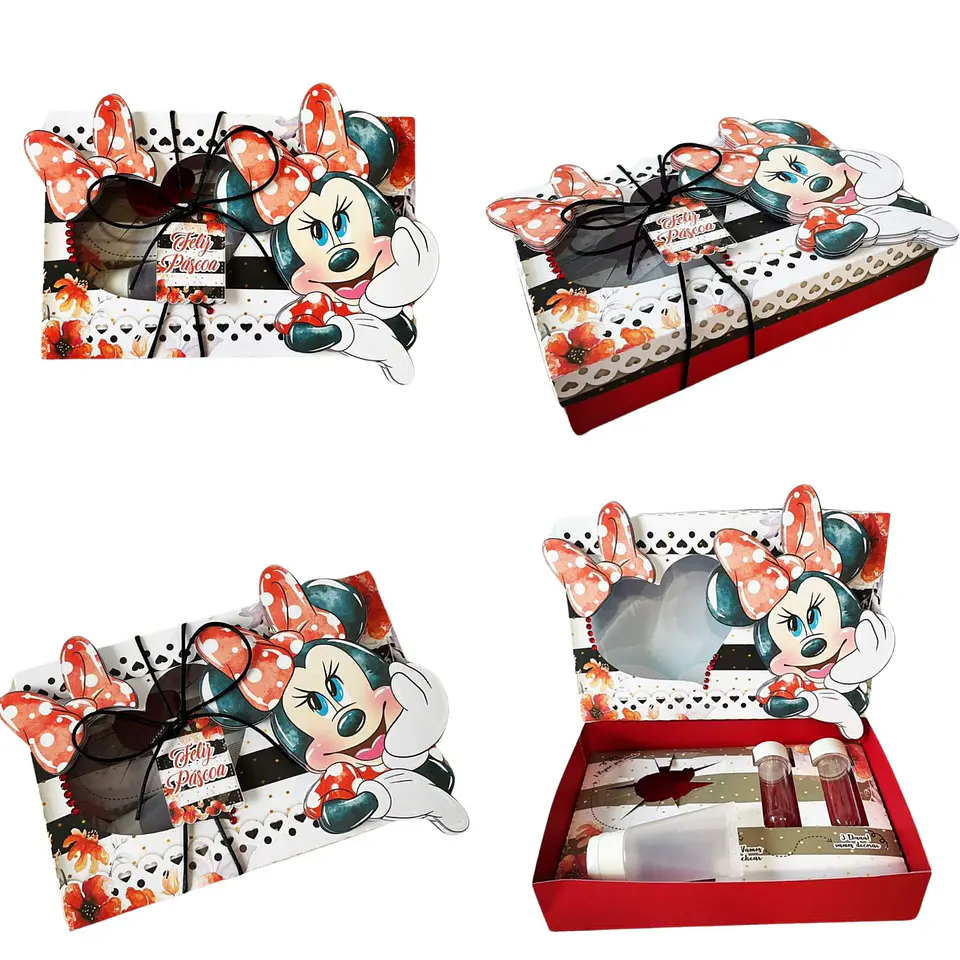 Arquivo de Corte Mini Confeiteiro Minnie Vermelha  Vermelha 1
