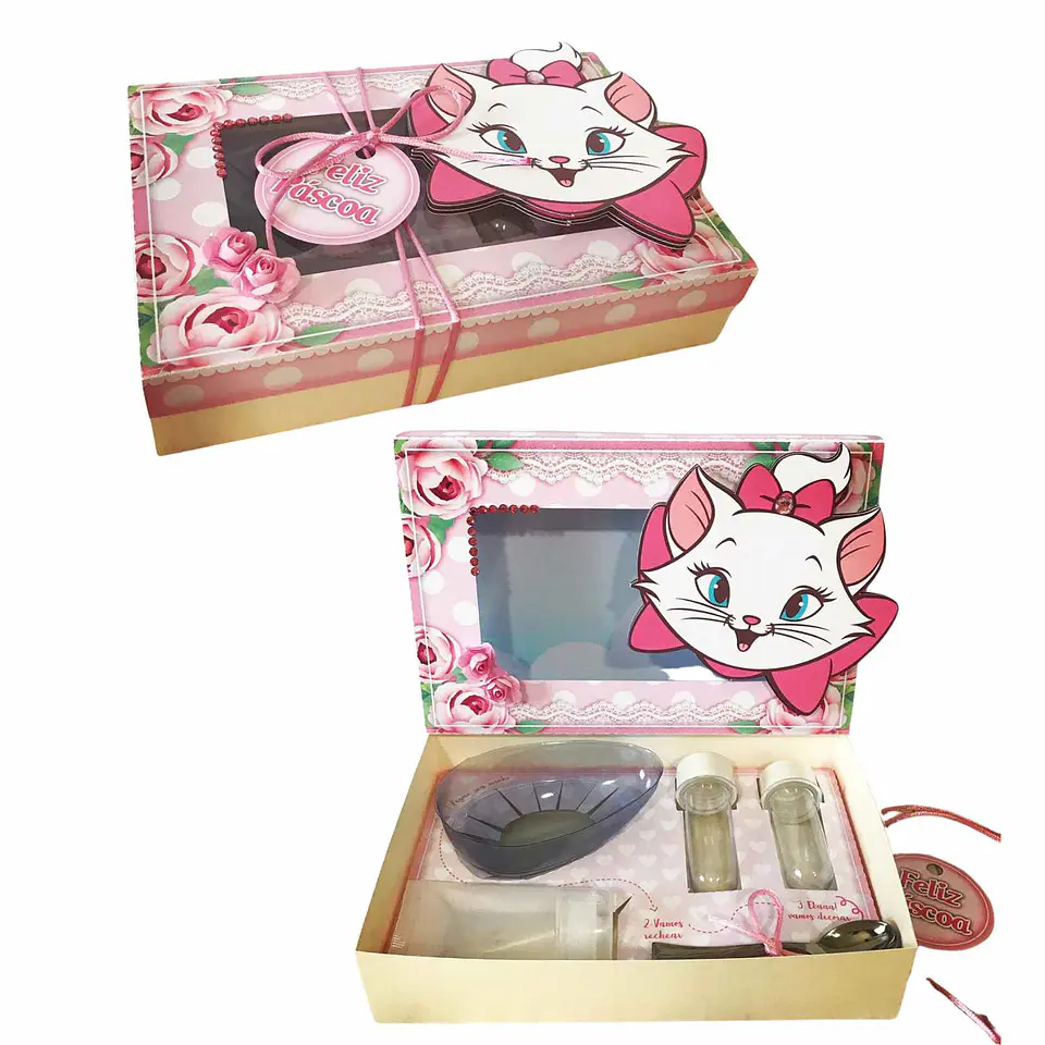 Arquivo de Corte Mini Confeiteiro Gatinha Marie 1