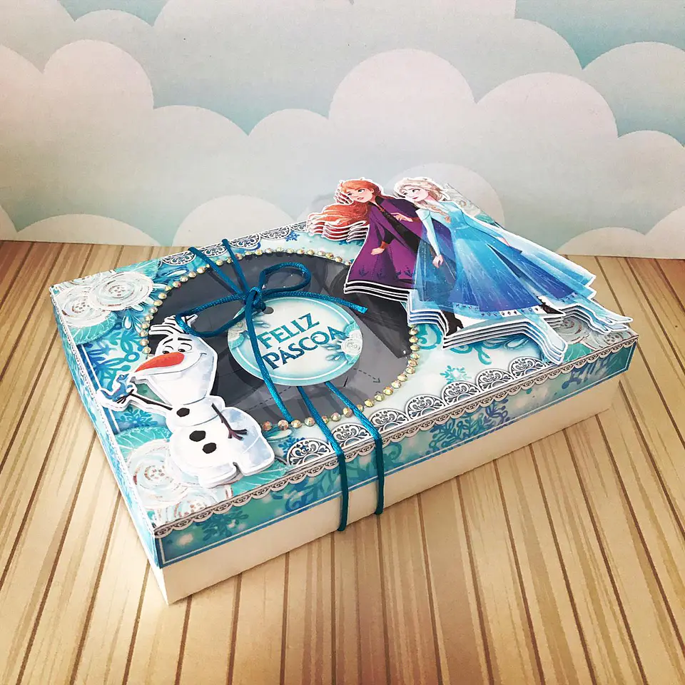 Arquivo de Corte Pascoa Mini Confeiteiro Frozen 2
