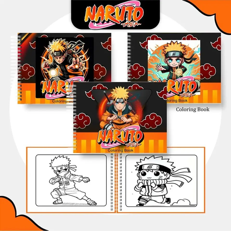 Arquivo Digital Livro de Colorir Naruto 1
